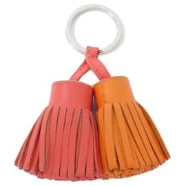 Hermès-Hermes Carmen Unodos Key Ring-Pink,Red