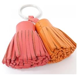 Hermès-Hermes Carmen Unodos Key Ring-Pink,Red