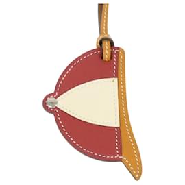 Hermès-Hermes Paddock Bomb Bag Charm-Red