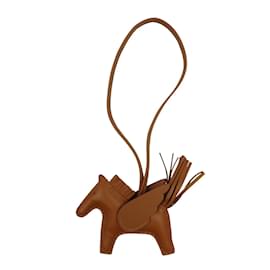 Hermès-Hermes Rodeo Pegasus PM Gold U Stamp Bag Charm-Golden