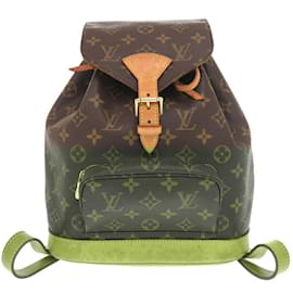 Louis Vuitton-Louis Vuitton Montsouris MM Monogram Backpack-Brown,Monogram