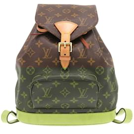 Louis Vuitton-Louis Vuitton Montsouris MM Monogram Backpack-Brown,Monogram