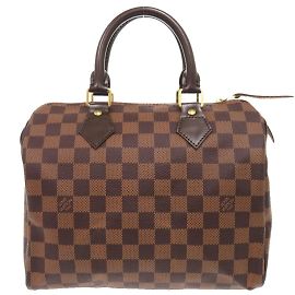 Bolsa Louis Vuitton Speedy 25 Damier Marrom Damier ebene