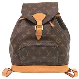 Louis Vuitton-Louis Vuitton Montsouris MM Monogram Backpack-Brown