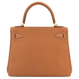 Hermès-Sac à épaule Hermes Kelly 25-Doré
