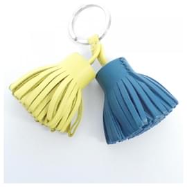 Hermès-Hermes Carmen Unodos Key Ring-Blue,Other
