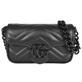 Gucci-Gucci GG Marmont Shoulder Bag-Black