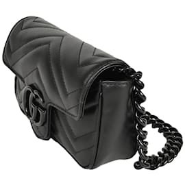 Gucci-Gucci GG Marmont Shoulder Bag-Black