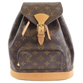 Louis Vuitton-Louis Vuitton Monogram Montsouris MM Backpack-Brown