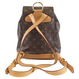 Louis Vuitton-Louis Vuitton Monogram Montsouris MM Backpack-Brown