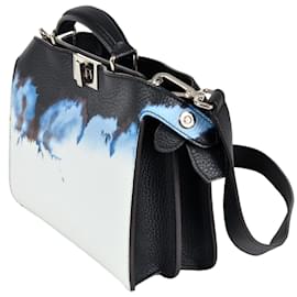 Fendi-Sac à main Fendi Peekaboo ISeeU Small-Noir,Blanc,Bleu