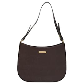Autre Marque-Burberrys Shoulder Bag Leather Brown Auth yk17096-Brown