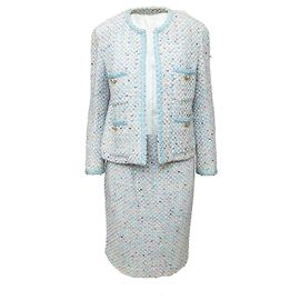 Autre Marque Coleção Privada Conjunto de Tweed Multicor
