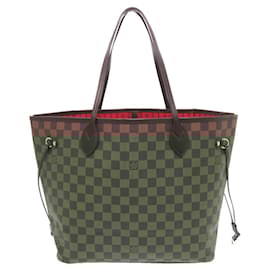 Louis Vuitton-Louis Vuitton Neverfull MM Damier Tote Bag-Brown