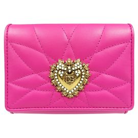 Dolce & Gabbana Devotion Continental Wallet Pink