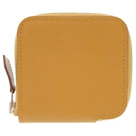 Hermès-Hermes Azap Silkin Epsom Sesame B Stamp Coin Case-Other