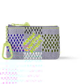 Louis Vuitton-LV Keypouch Damier denim new-Blue