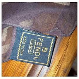 Fendi-Fendi Rare Scarf-Chocolate