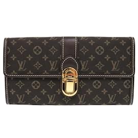 Louis Vuitton-Louis Vuitton Sarah M63006 Long Wallet-Dark grey