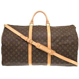 Louis Vuitton-Louis Vuitton Keepall Bandouliere 60 Monogram Bag-Brown