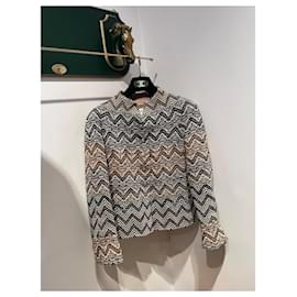 Chanel-Jackets-Brown,Beige