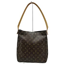 Louis Vuitton-Louis Vuitton Monogram Looping GM Shoulder Bag-Brown