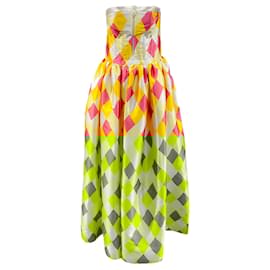 Lanvin-Lanvin Flamingo Pink 2020 Strapless Long Dress / Gown-Multiple colors