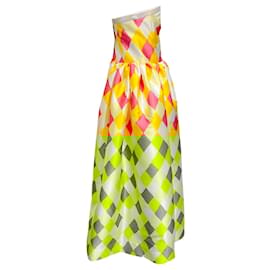 Lanvin-Lanvin Flamingo Pink 2020 Strapless Long Dress / Gown-Multiple colors