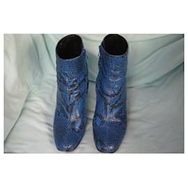 Saint Laurent-Ankle boots-Blue