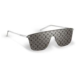 LOUIS VUITTON Monogram Sonnenbrille Z1026E Dunkelgrau Anthrazitgrau