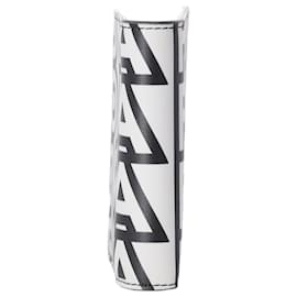 Fendi- Fendi by Marc Jacobs Two-Tone Leather Bi-Fold Wallet in Black and White Leather-White