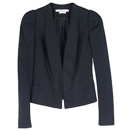 Givenchy Blazer in Navy Blue Wool  Blue Navy blue