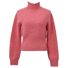 Suéter de lana rosa con cuello alto Victoria Beckham Rosa
