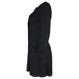 Dolce & Gabbana-Dolce & Gabbana Lace Coat in Black Polyamide-Black