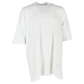 Rick Owens-Rick Owens Oversized T-Shirt in White Cotton-White