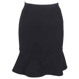 Jupe évasée mini Ba&Sh en laine noire Noir