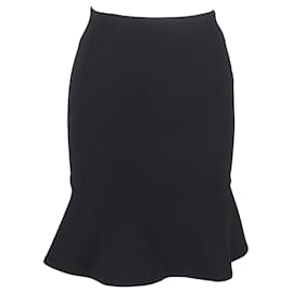Saia mini godê Ba&Sh em lã preta Preto