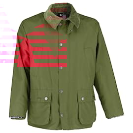 Barbour-Barbour x Noah 60/40 Bedale Jacket in Red Cotton-Red