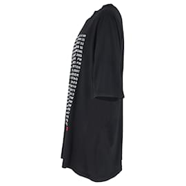 Rick Owens-Rick Owens Performa Overized T-Shirt in Black Cotton-Black