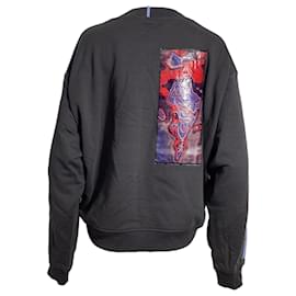 Alexander Mcqueen-MCQ “Fantasma No. 5” Crew Neck Sweatshirt in Black Cotton-Black