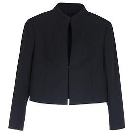 Akris Pandora Short Jacket in Black Wool Black