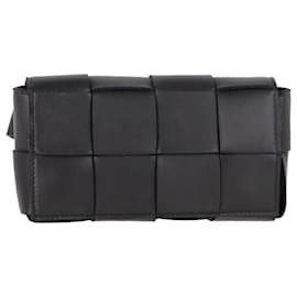 Bottega Veneta-Bottega Veneta Cassette Belt Bag in Black Leather-Black