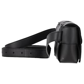 Bottega Veneta-Bottega Veneta Cassette Belt Bag in Black Leather-Black