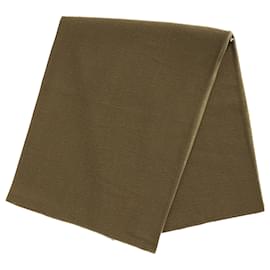 The row-The Row Scarf in Olive Wool-Green,Olive green
