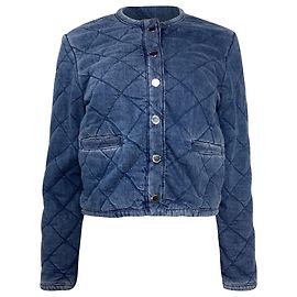 Chaqueta de denim acolchada Ba&Sh Gibus en algodón azul Azul Azul claro