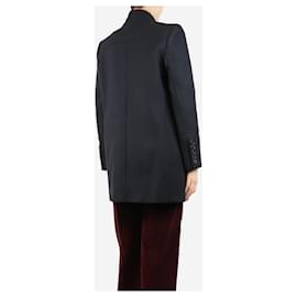 Autre Marque-Navy blue single breasted jacket - size UK 10-Blue