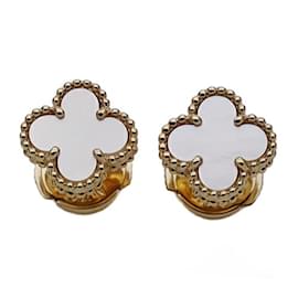 Van Cleef & Arpels-Van Cleef & Arpels Sweet Alhambra Earrings-Golden