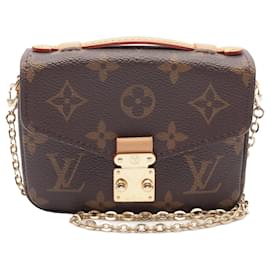 Louis Vuitton-Louis Vuitton Brown Monogram Micro Metis-Brown