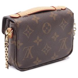 Louis Vuitton-Louis Vuitton Brown Monogram Micro Metis-Brown