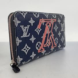 Louis Vuitton-Louis Vuitton Long Wallet Monogram Ink Zippy Organizer-Navy blue